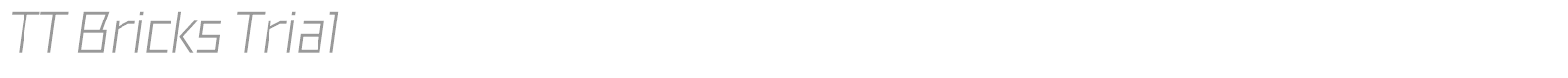 TT Bricks font preview